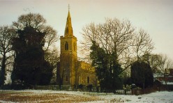 Steeple Gidding church