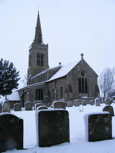 St Michael's in the snow