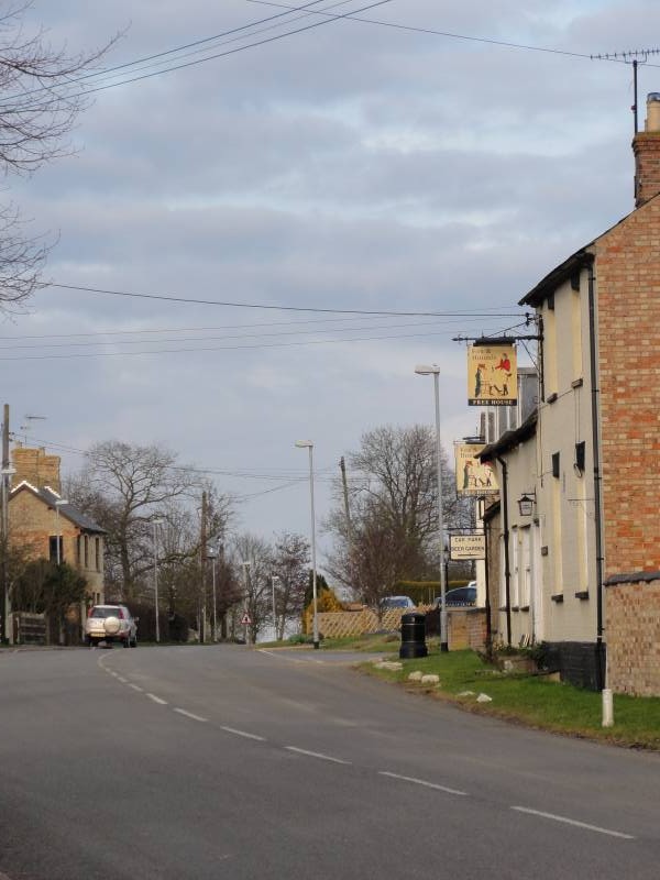 Main Street, Great Gidding, March 2012