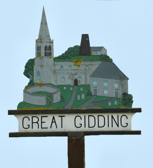 Great Gidding village sign