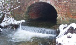 The B660 bridge over the Alconbury Brook