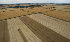 Great Gidding harvesting 2015