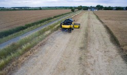 Great Gidding harvesting 2015