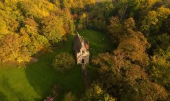 Aerial view of Little Gidding - October 2016 II