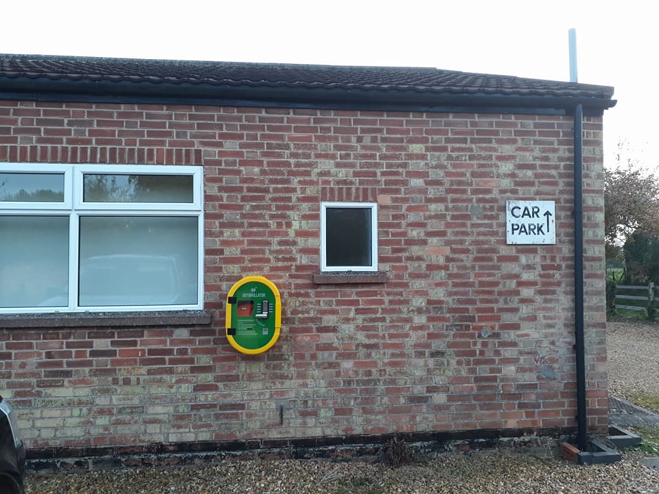 our defibrillator is installed and ready to be used
