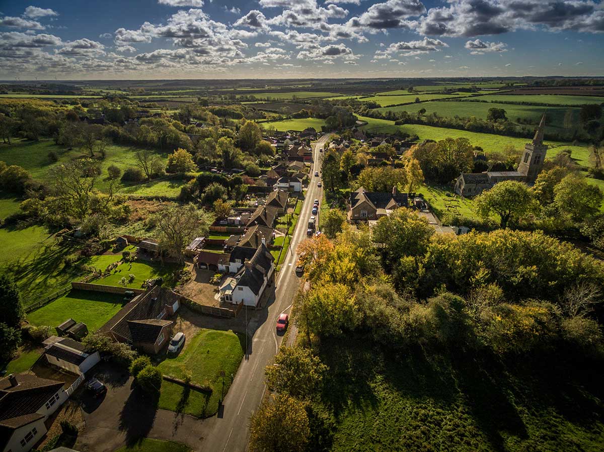 Great Gidding - Main Street looking south