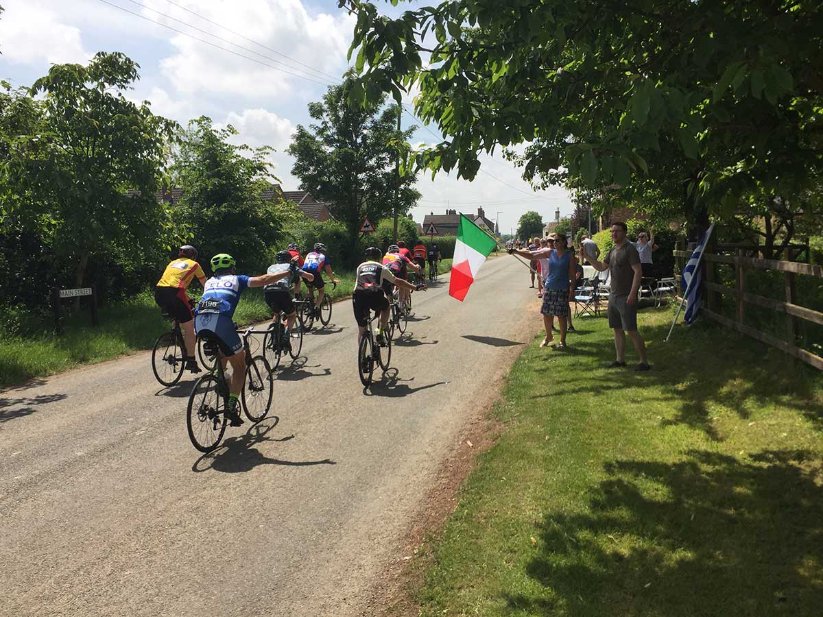 Tour of Cambridgeshire passes through Great Gidding