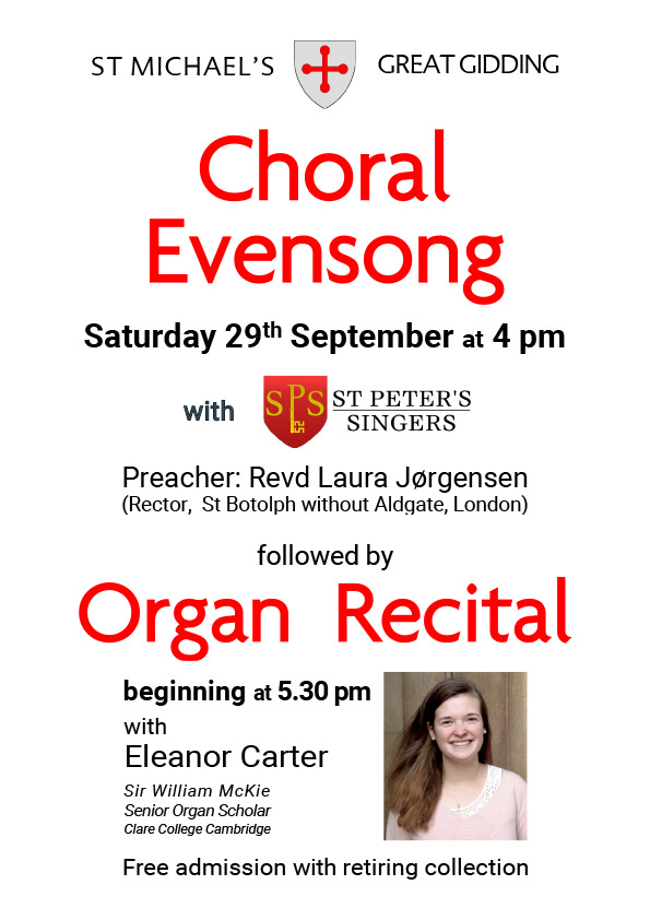 Organ recital at St Michaels Church Great Gidding