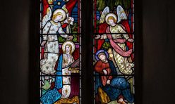 Stained glass - St Michael’s Church, Great Gidding