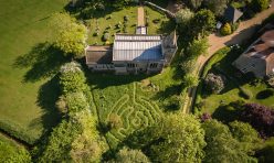 Maze at St Margaret’s Church, Luddington in the Brook 2020