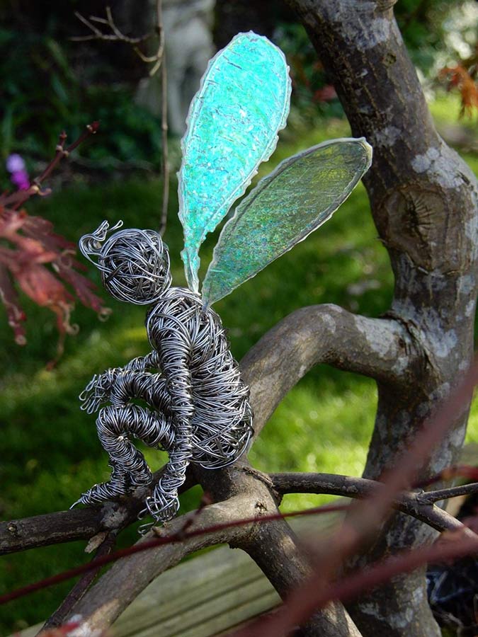 Gidding Christmas Cornucopia 2021 - Wire sculptures by Ferndale Crafts