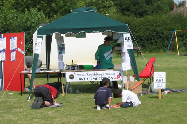 Village Fete Art Competition Stall





