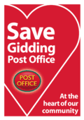 Save Gidding Post Office Poster