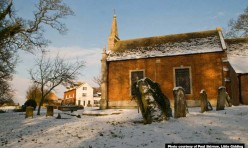 St John’s Church, Little Gidding winter