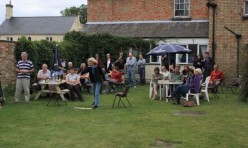 Aunt Sally at the Fox and Hounds Great Gidding, August 2011