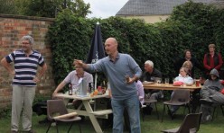 Aunt Sally at the Fox and Hounds Great Gidding, August 2011