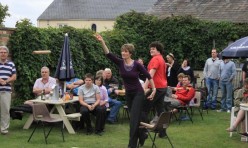 Aunt Sally at the Fox and Hounds Great Gidding, August 2011