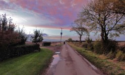 Hemington Lodge Road, Great Gidding, October 2012