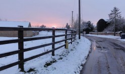 Snow in Great Gidding January 2013 - Chapel End