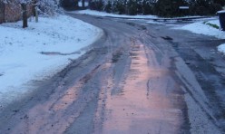 Snow in Great Gidding January 2013 - Chapel End