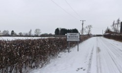 Snow in Great Gidding January 2013 - Mill Road