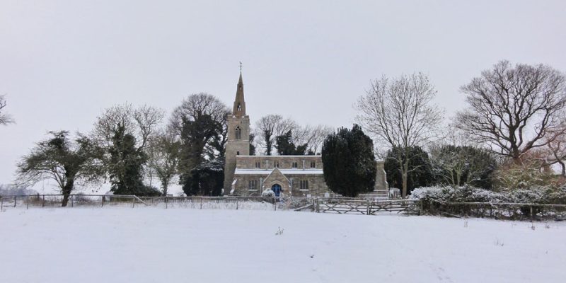 The Giddings in the snow, January 2013