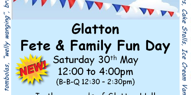 Glatton Fete & Family Fun Day