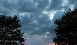 Sunset and clouds, Great Gidding