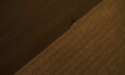 Farming in Great Gidding - ploughing Autumn 2016