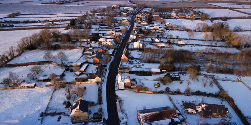 'Beast from the East' hits Great Gidding