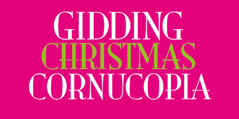 Your Christmas shopping starts here!!! Gidding Christmas Cornucopia 23rd November