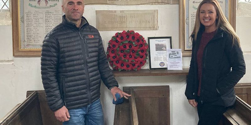 Granddaughter of WW2 American pilot visits Gidding memorial