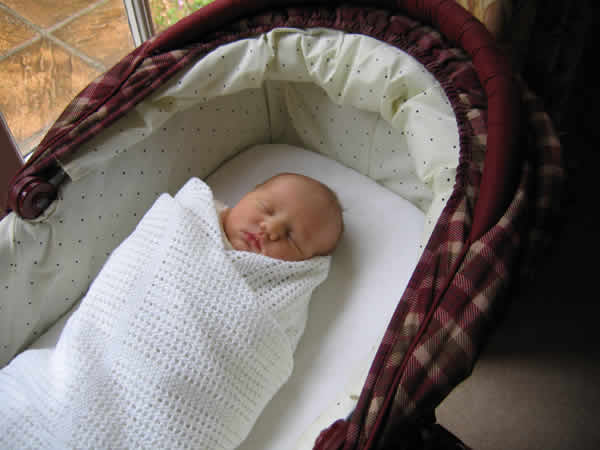 Baby Charlotte catching up with some kip