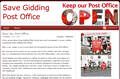 Save Giddings PO Blog site