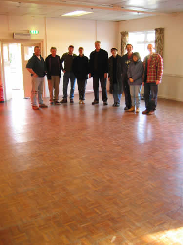 Great Gidding Village Hall Clean Up November 2004